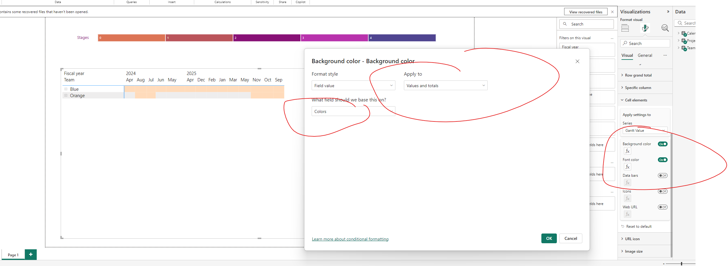 Solved: Imitate gantt chart using Matrix visual. - Microsoft Fabric ...