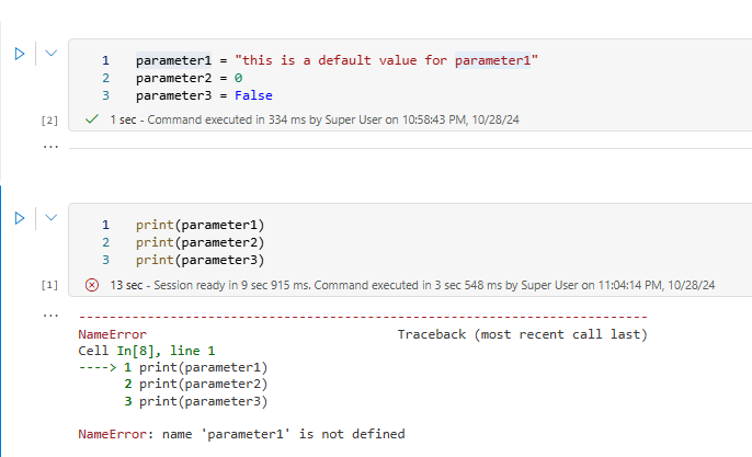 Solved: data flow parameters - Microsoft Fabric Community