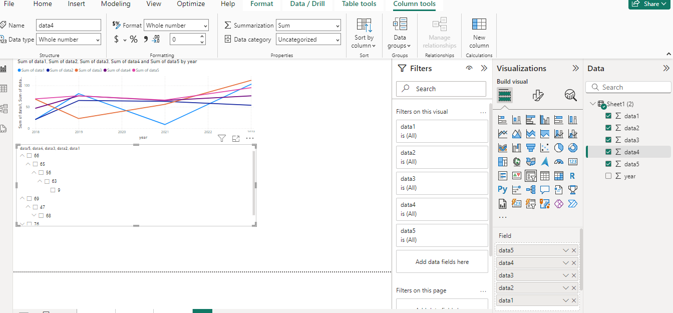 Solved: Filter to line chart? - Microsoft Fabric Community