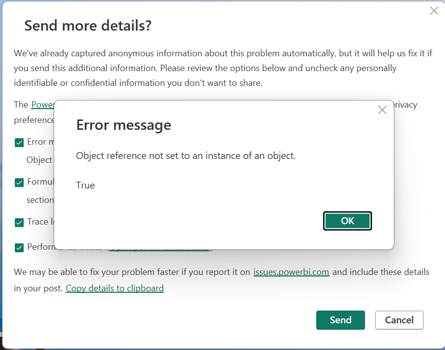 Problem while running the program. - Microsoft Fabric Community