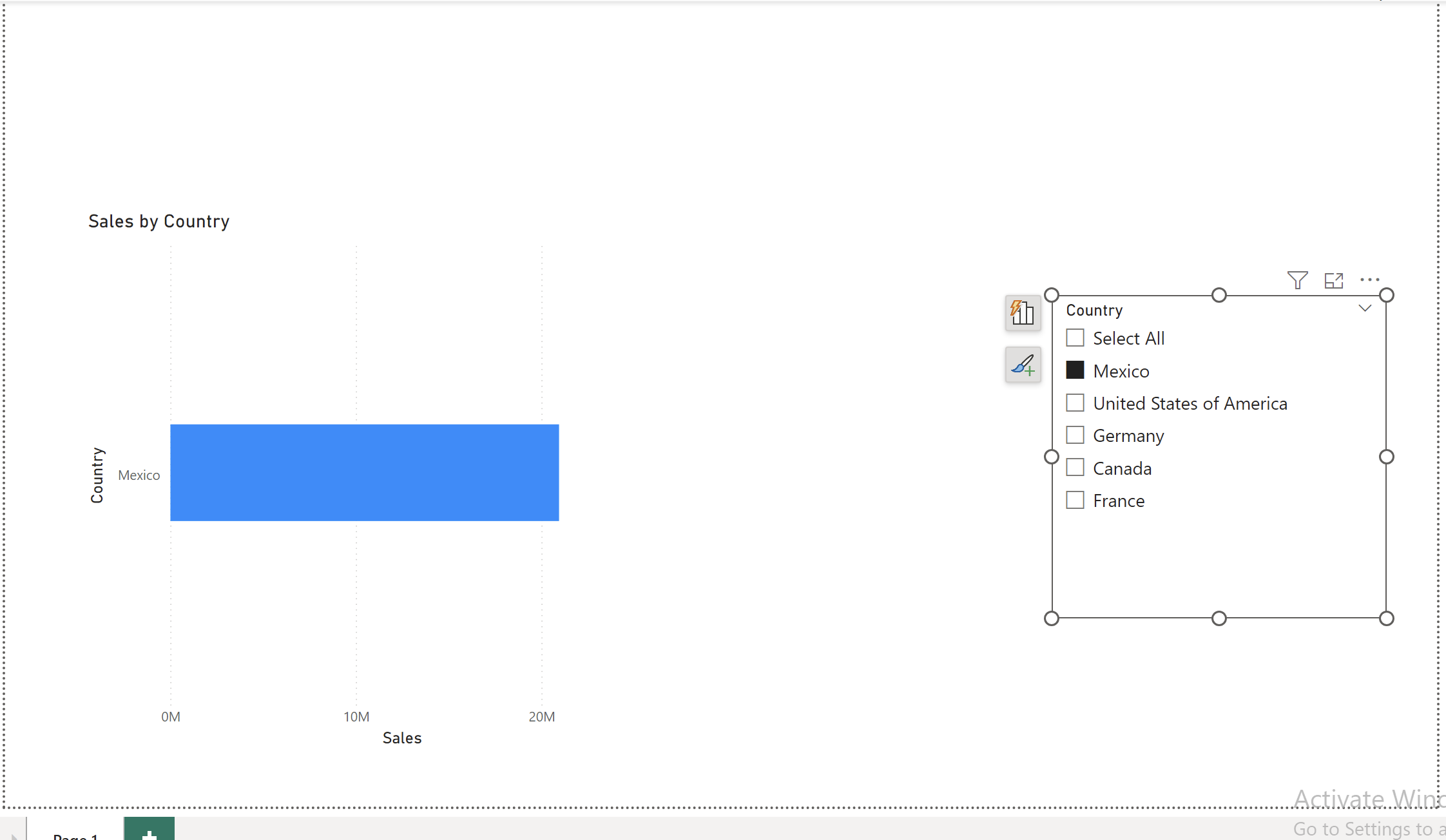 Solved: how to unselect all values in slicer and display b ...