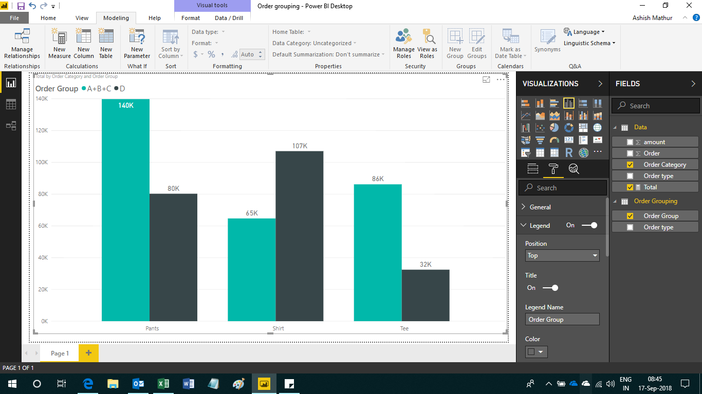 Solved: Sum selected values based on another column and pr ...