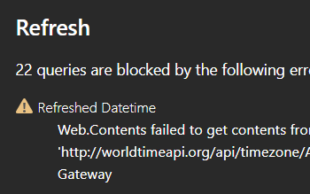 Solved: Is WORLDTIMEAPI down? - Microsoft Fabric Community