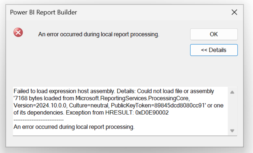 I am encountering an error when clicking the ‘Run’... - Microsoft ...