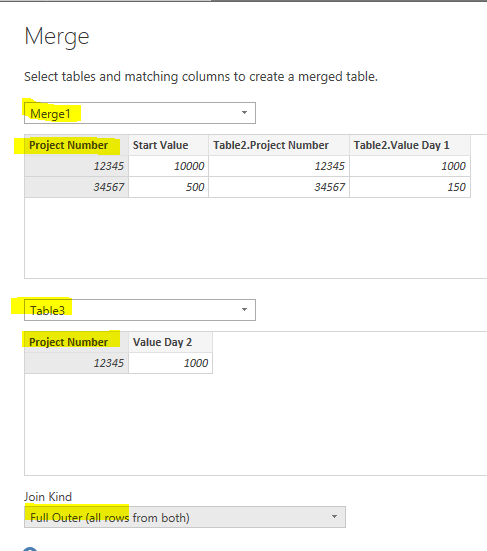 Sum Rows from Different Tables, Deduct from Start ... - Microsoft ...