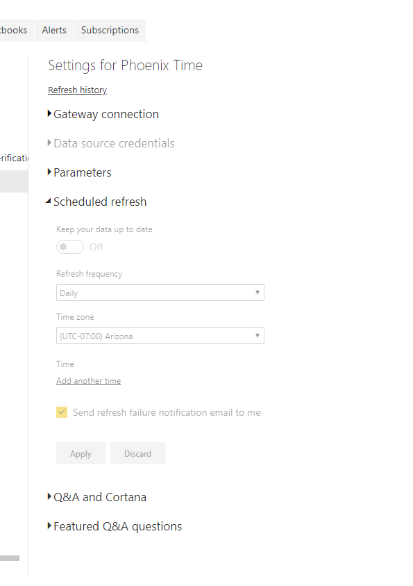 Data Source Credentials Greyed out - Microsoft Fabric Community