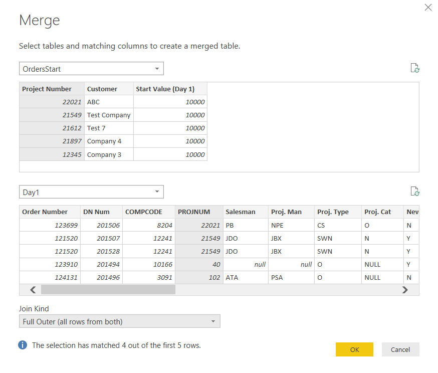 Sum Rows from Different Tables, Deduct from Start ... - Microsoft ...