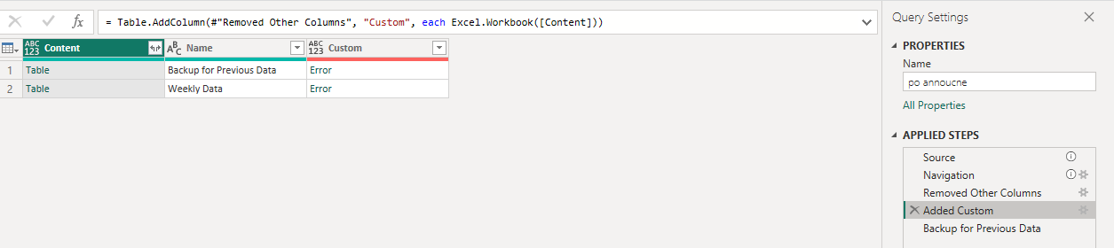 Solved: Cannot convert a value of type Table to type Binar ...