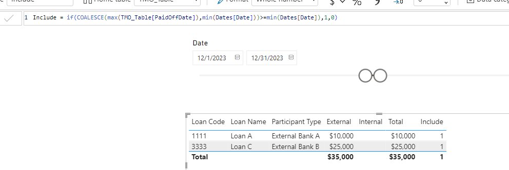 How to filter my Table visual by comparing 2 Date ... - Microsoft ...