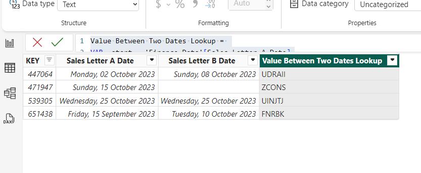 Value between Two Dates - Microsoft Fabric Community