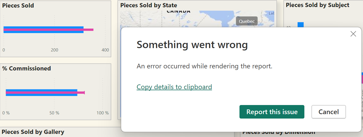 Power BI desktop Report Rendering Issue - Microsoft Fabric Community