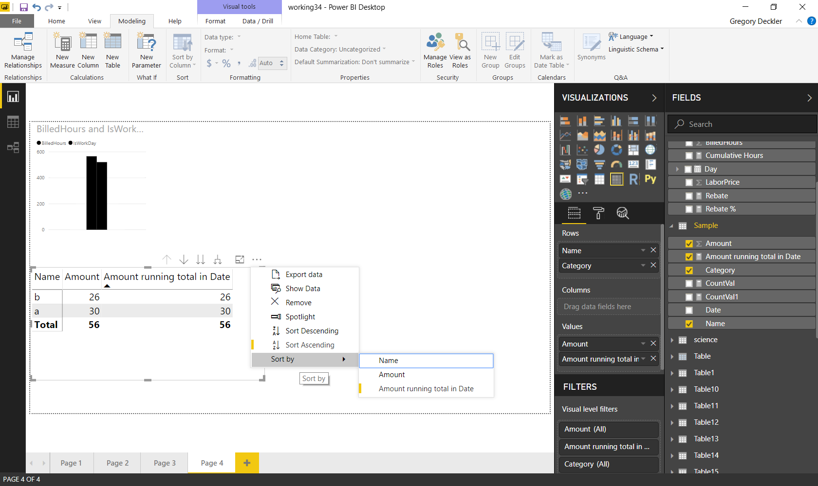 Sort by Column in Matrix Visual - Microsoft Fabric Community