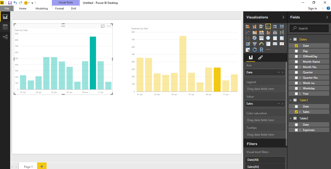 Solved: Drill Date Interactions - Microsoft Fabric Community