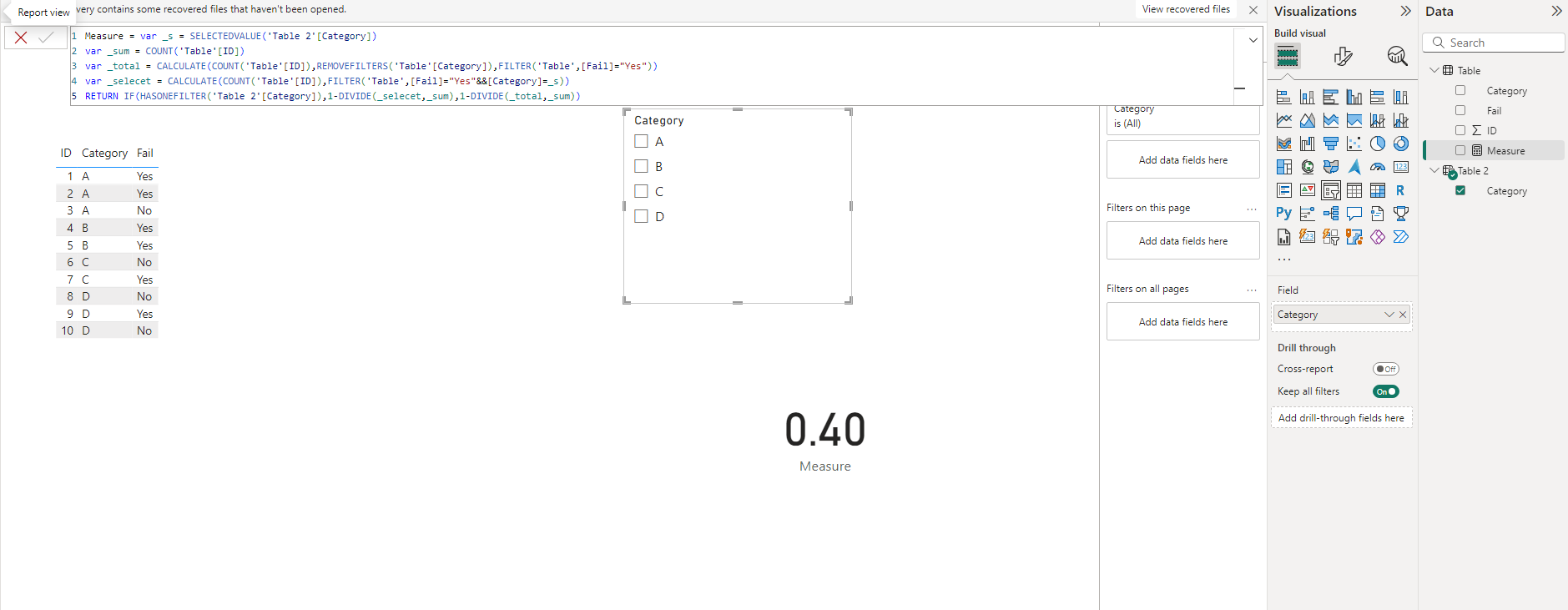 Solved: DAX not working - Microsoft Fabric Community