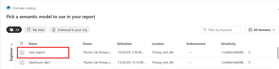 Solved: Using a DataFlow Gen2 in a report - Microsoft Fabric Community