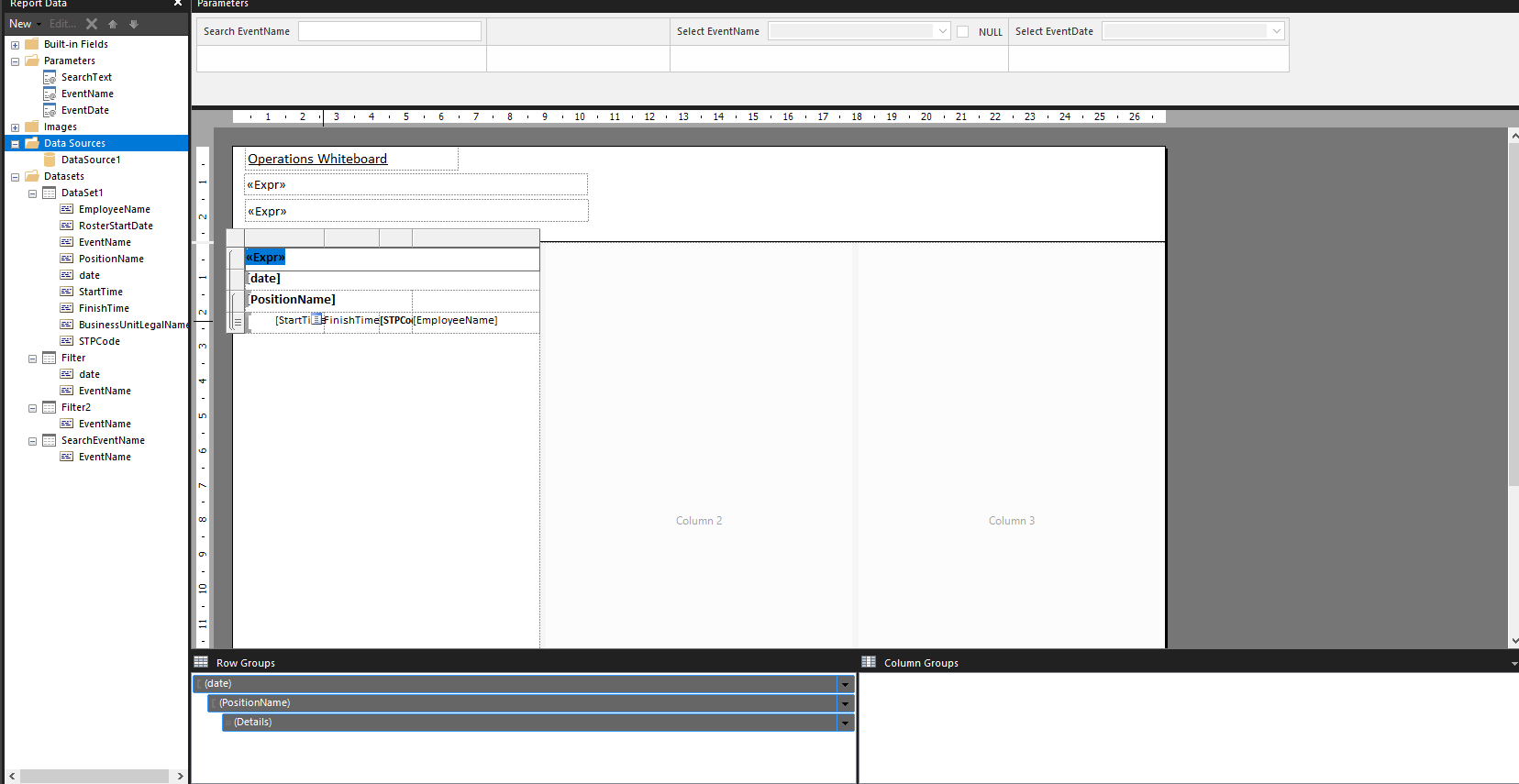 Solved: Printing report item into header - Microsoft Fabric Community