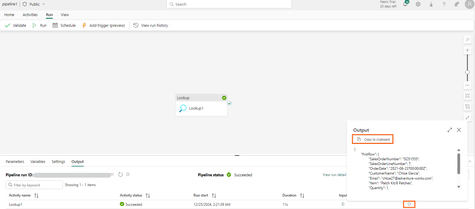 Solved: Azure Pipeline - Lookup and CopyData - Microsoft Fabric Community