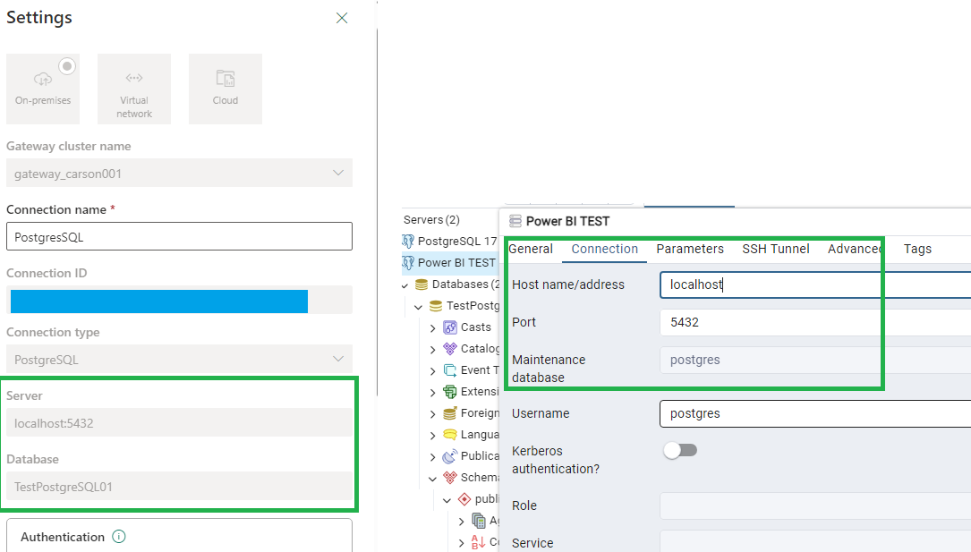 Solved: Error connecting Postgres with Gateway - Microsoft Fabric Community