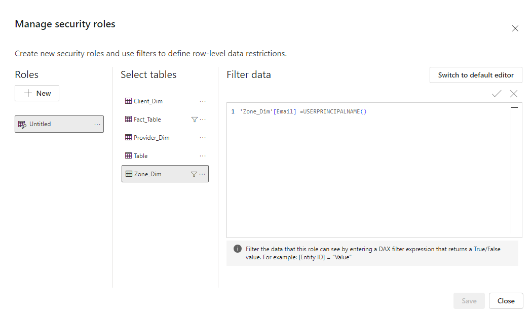 Solved: RLS for multiple views - Microsoft Fabric Community