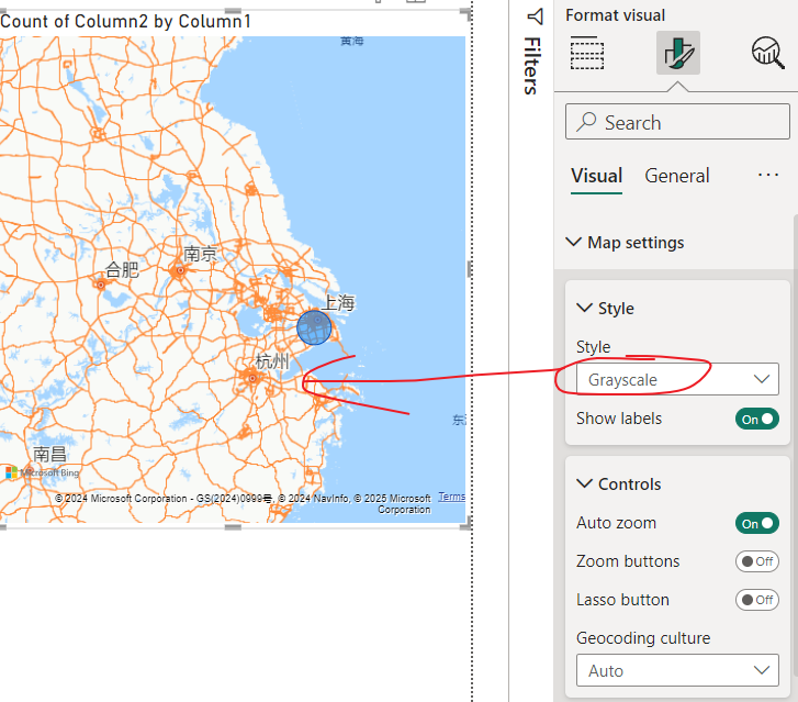Map style does not work - Microsoft Fabric Community