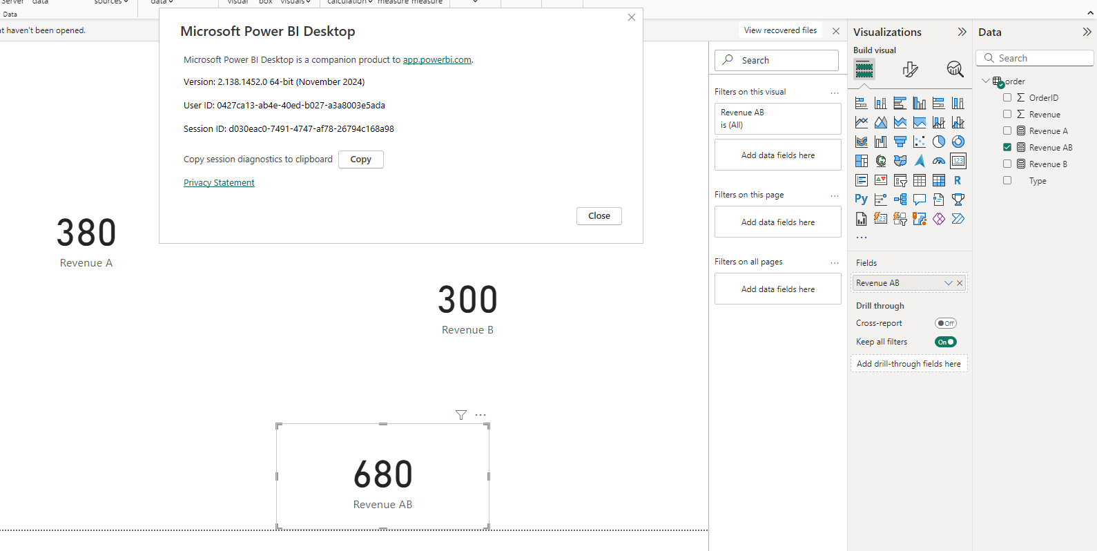 Issue with sum of two measures - Microsoft Fabric Community