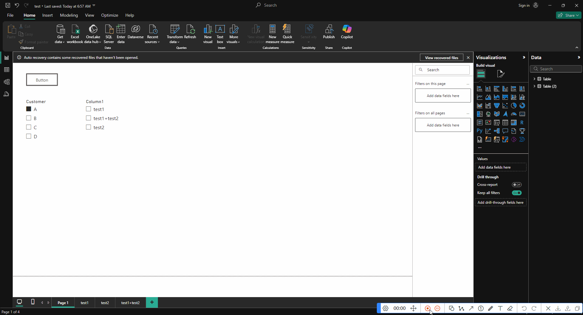 Solved: Default page navigation based on the no selection ...