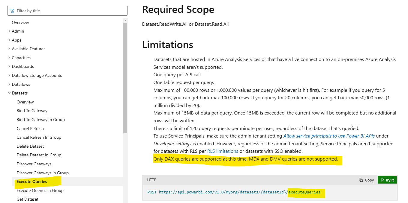 Solved: Executing MDX queries in a fabric notebook (via py ...