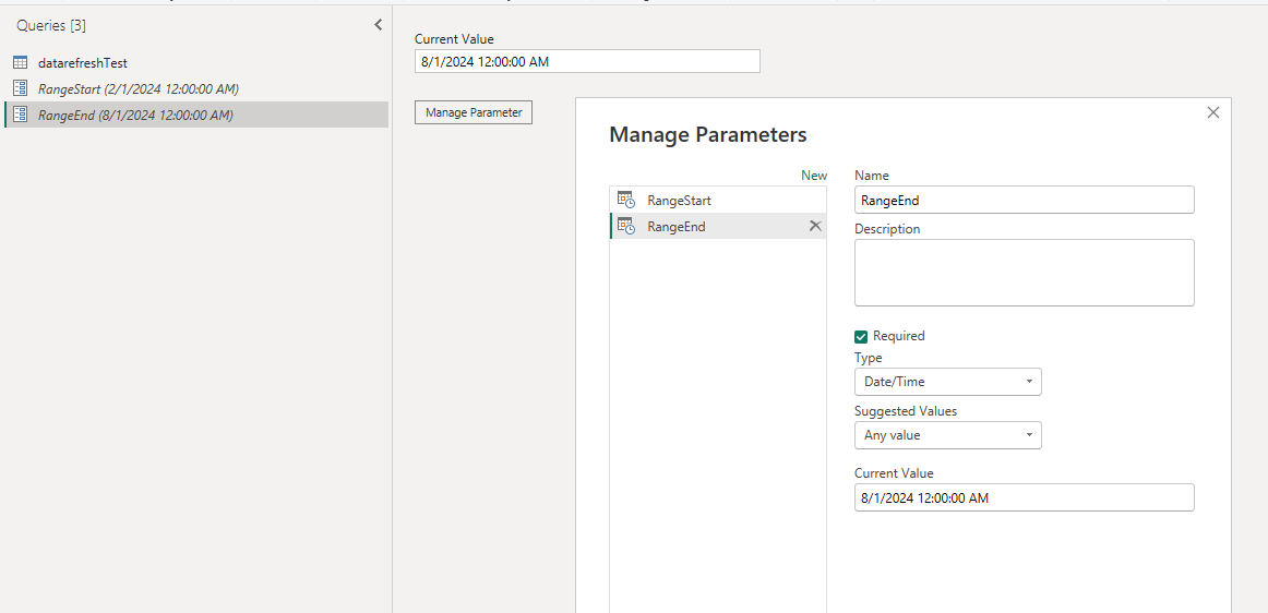 Solved: Cannot setup incremental refresh parameters - Microsoft Fabric ...