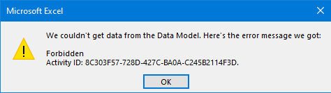 Solved: Analyze in Excel fails - Microsoft Fabric Community