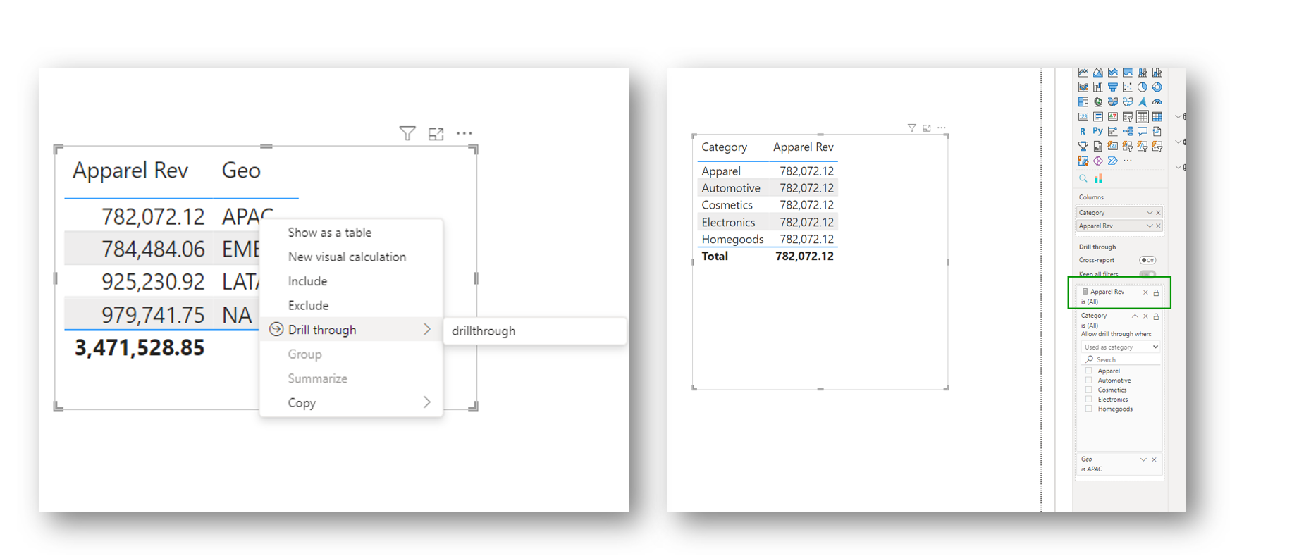 Solved: Apply filter used in DAX to drill through - Microsoft Fabric ...