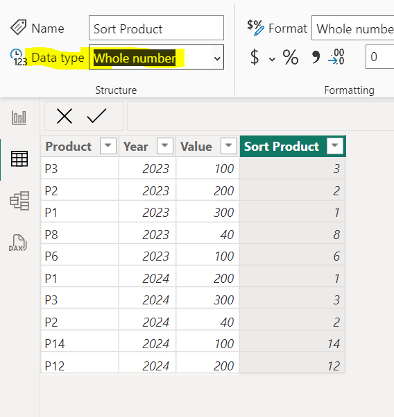 Solved: "Sorting Matrix Data Based on Slicer Selectio... - Microsoft ...