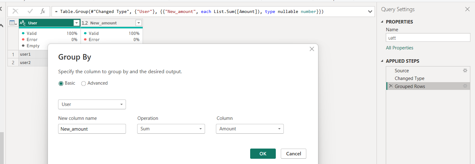 Merging rows into one row to include a total - Microsoft Fabric Community