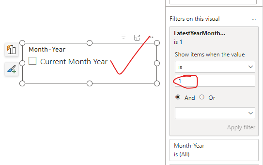 Solved: How to default 'Year_Month_Code' to pick the lates ...