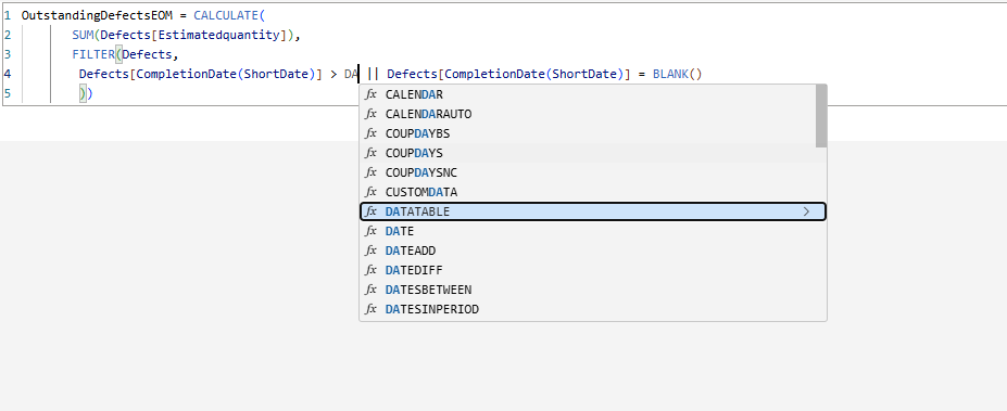 Creating a measure using multiple tables - Microsoft Fabric Community