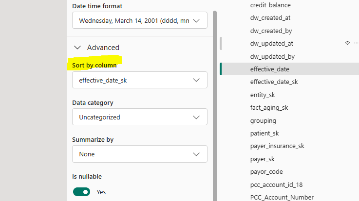 Solved: Sorting date in column in table visual - Microsoft Fabric Community
