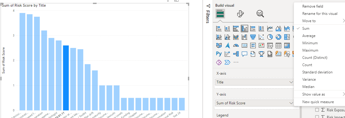 Solved: Need a basic Column Chart without aggregation, sum ...