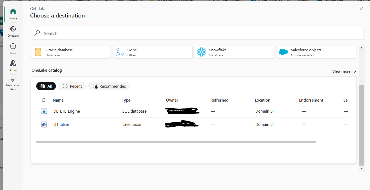 Solved: Fabric SQL DB connector from Data Factory - Microsoft Fabric ...