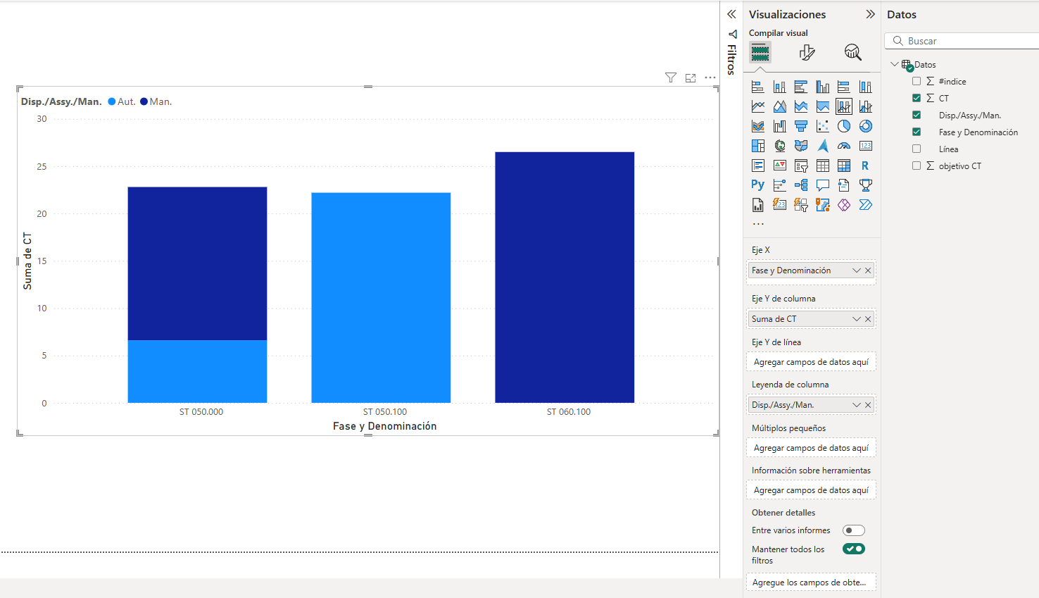 Stacked chart visualization - Microsoft Fabric Community