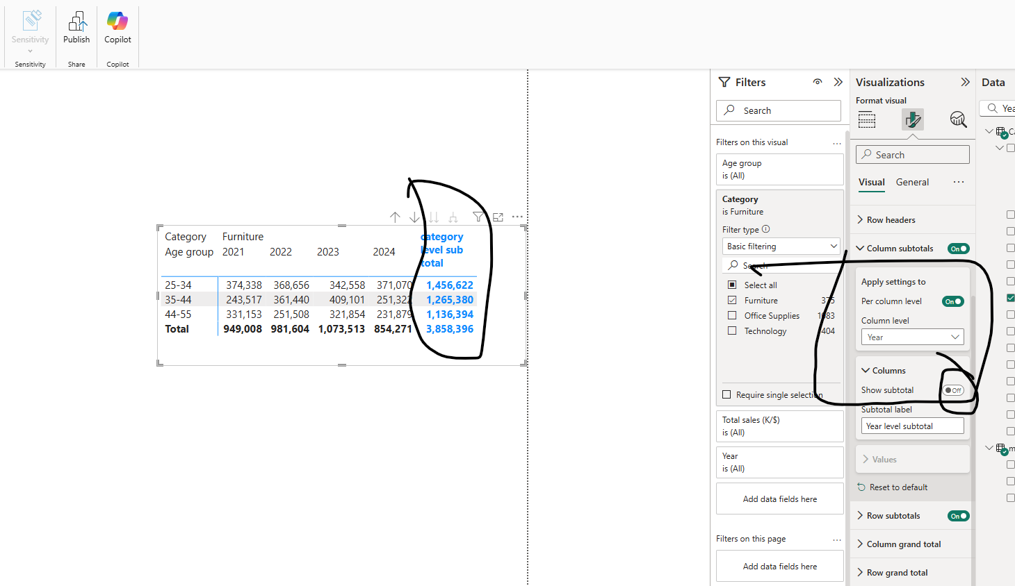 Solved: Re: Power BI Desktop Matrix Total Formatting - Microsoft Fabric ...