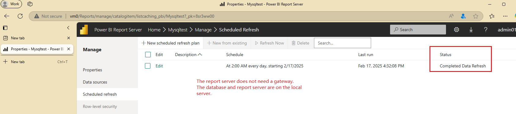 Solved: Pbirs auto refresh MySQL - Microsoft Fabric Community