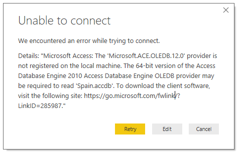 Power BI desktop Access get data issue - Microsoft Fabric Community