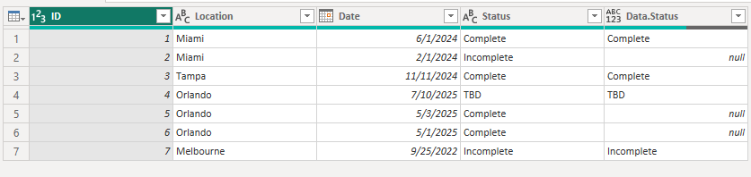 Solved: Power Query - get data from another column based o ...