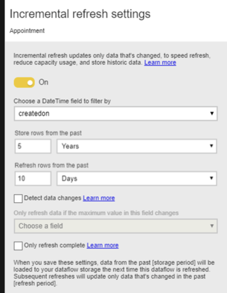 Solved: Dataflows Incremental Refresh - Microsoft Fabric Community