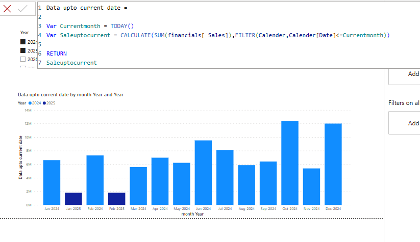 Display data till current date only (used items wi... - Microsoft ...