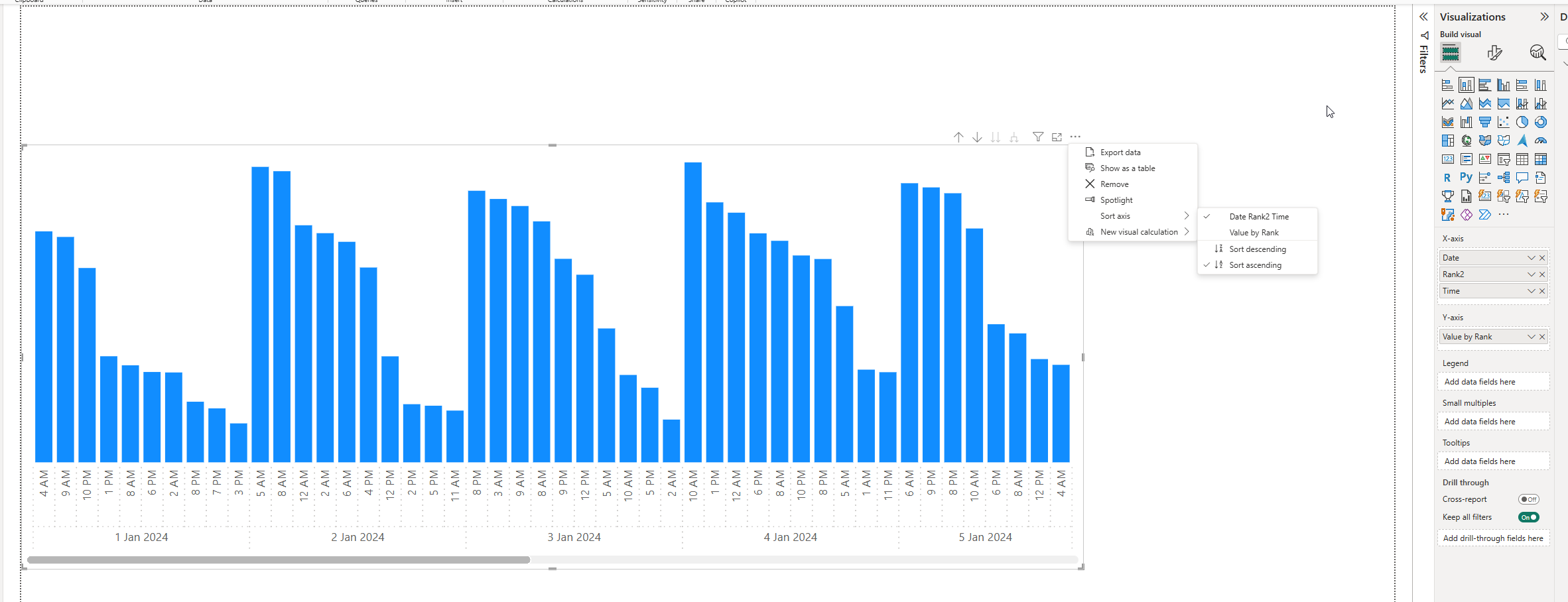Sort Graph by 2 Categories - Microsoft Fabric Community