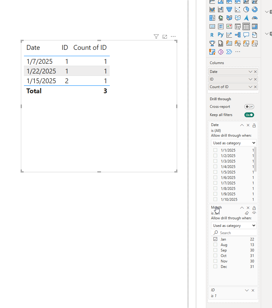 Date Slicer affecting 2 different visuals - Microsoft Fabric Community