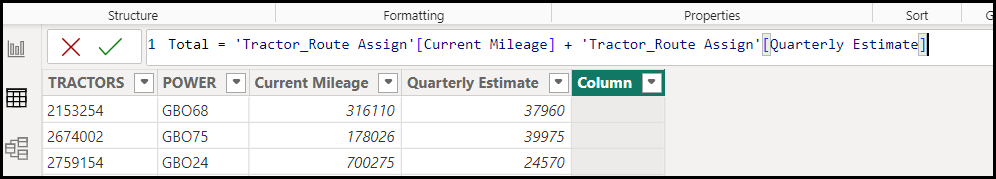 Unable to create new calculated column using a loo... - Microsoft ...