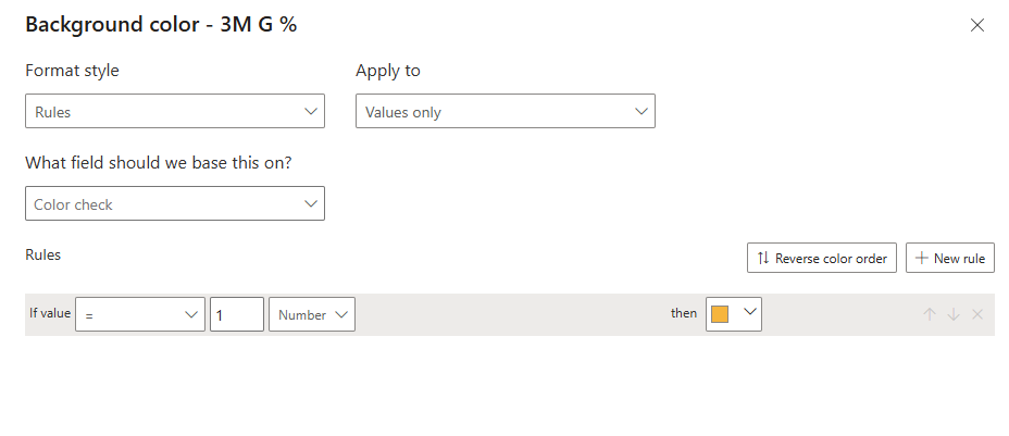 Solved: Conditional formatting not working - Microsoft Fabric Community