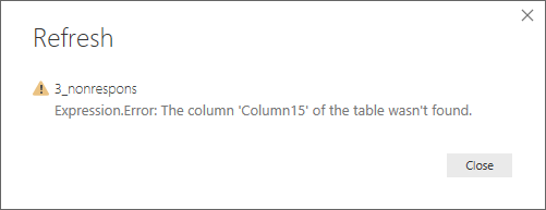 Solved: Refresh issue: Expression.Error - Microsoft Fabric Community