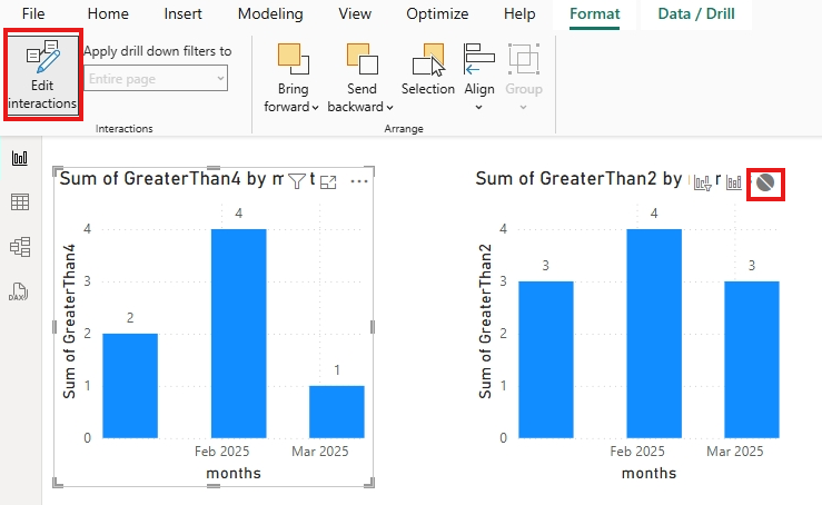 Solved: table visual should react based on measure on bar ...